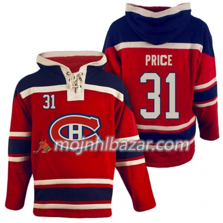 Dresovi Montreal Canadiens Carey Price 31 Crvena Hoodie Sawyer - Muške